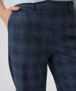 Pantalon large enfilable maille jacquard