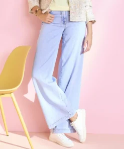 Pantalon large Lyocell Tencel(TM) et coton