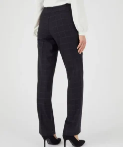 Pantalon large mélange laine bi-stretch 2 statures