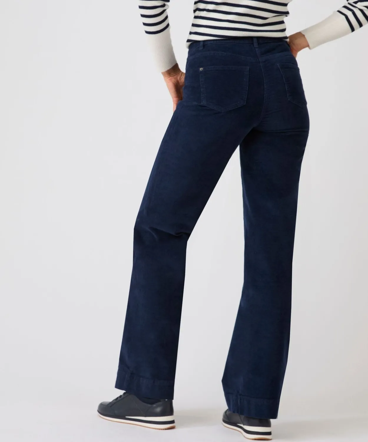 Pantalon large velours Perfect Fit by Damart