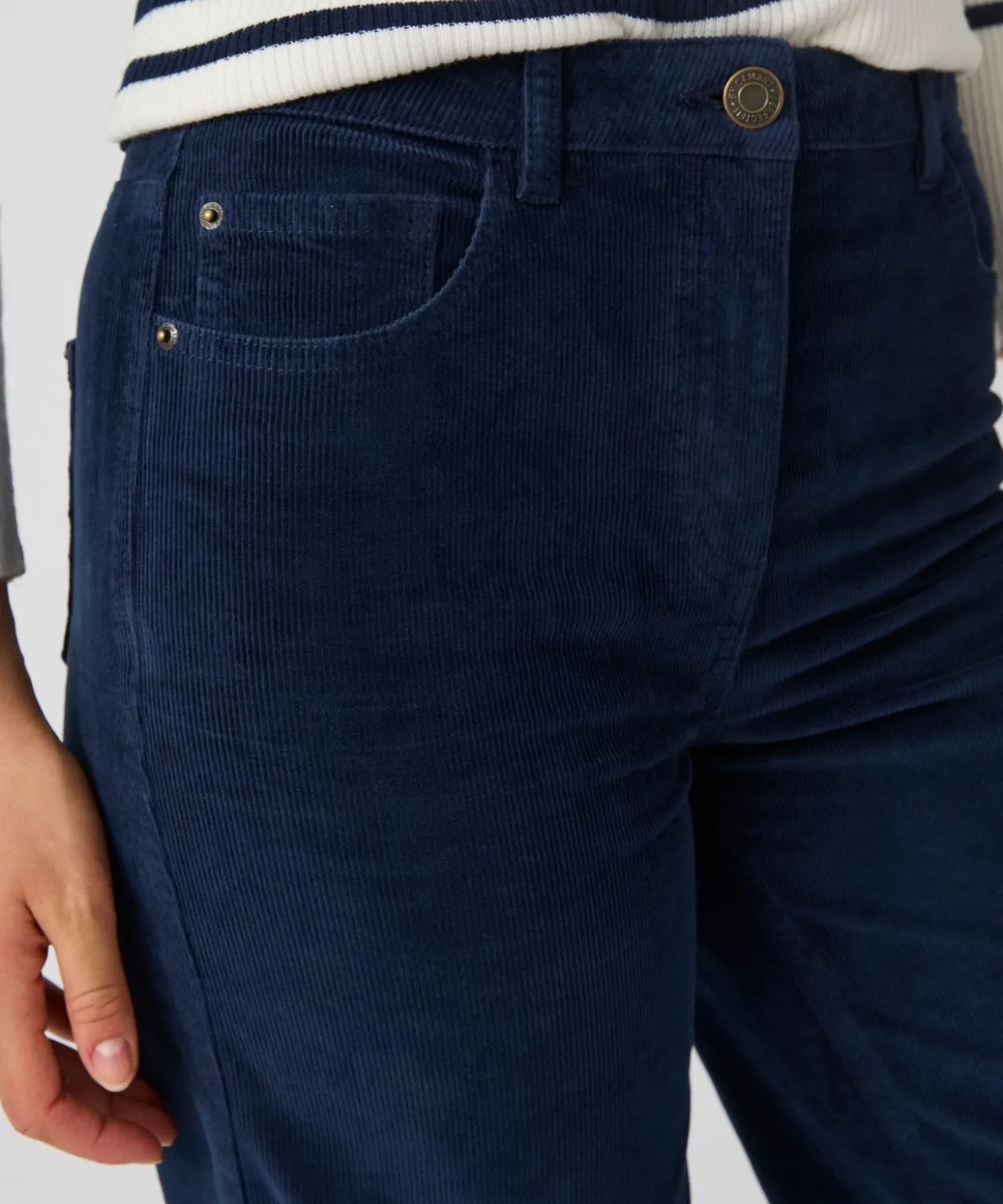 Pantalon large velours Perfect Fit by Damart