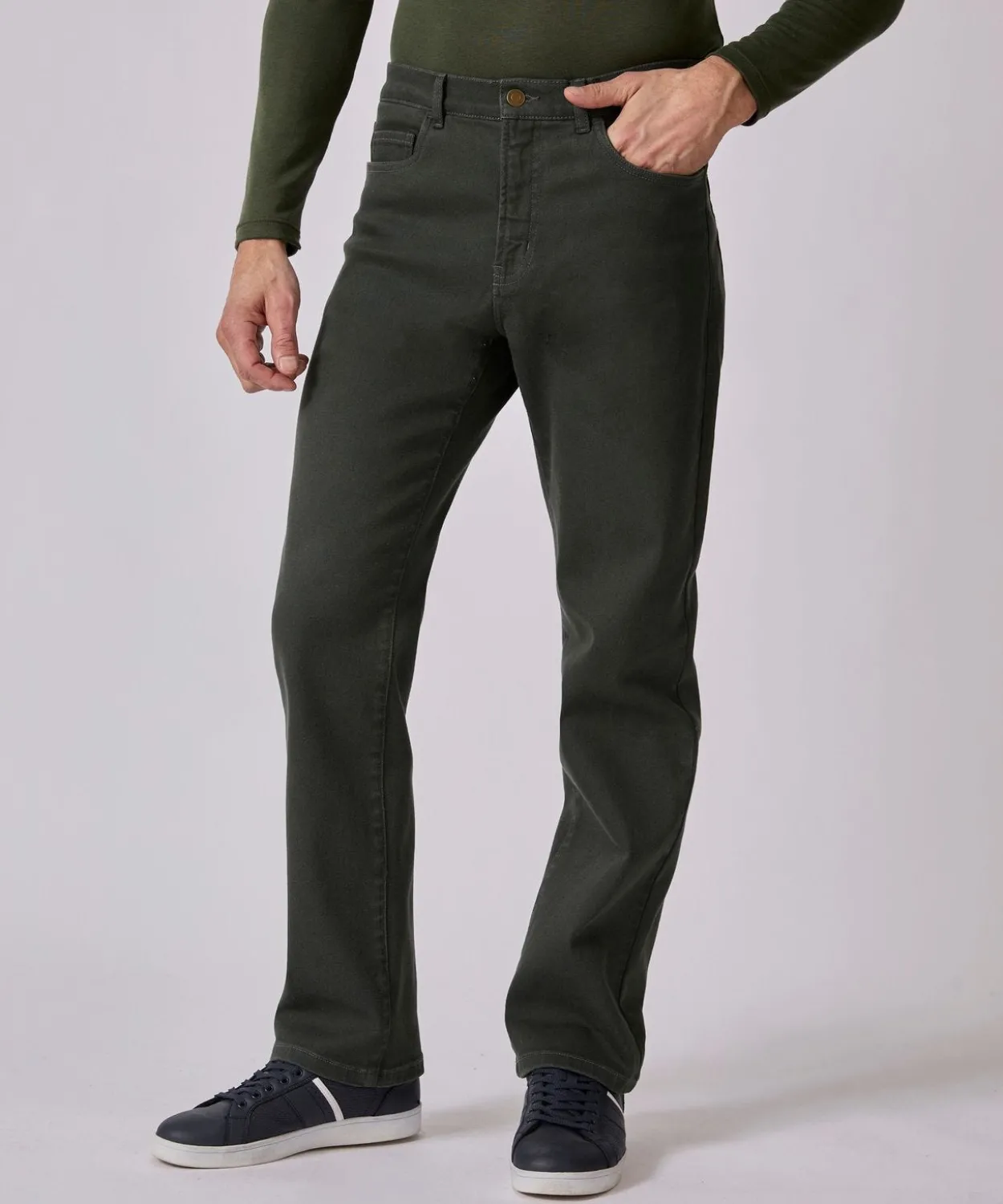 Pantalon 5 poches coupe droite