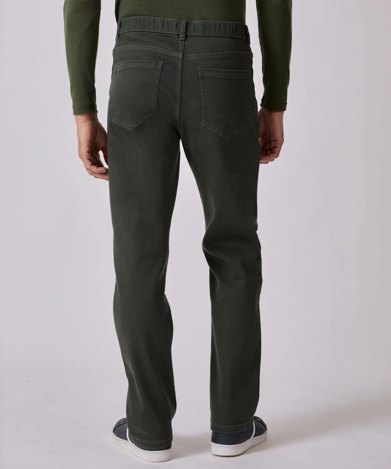 Pantalon 5 poches coupe droite