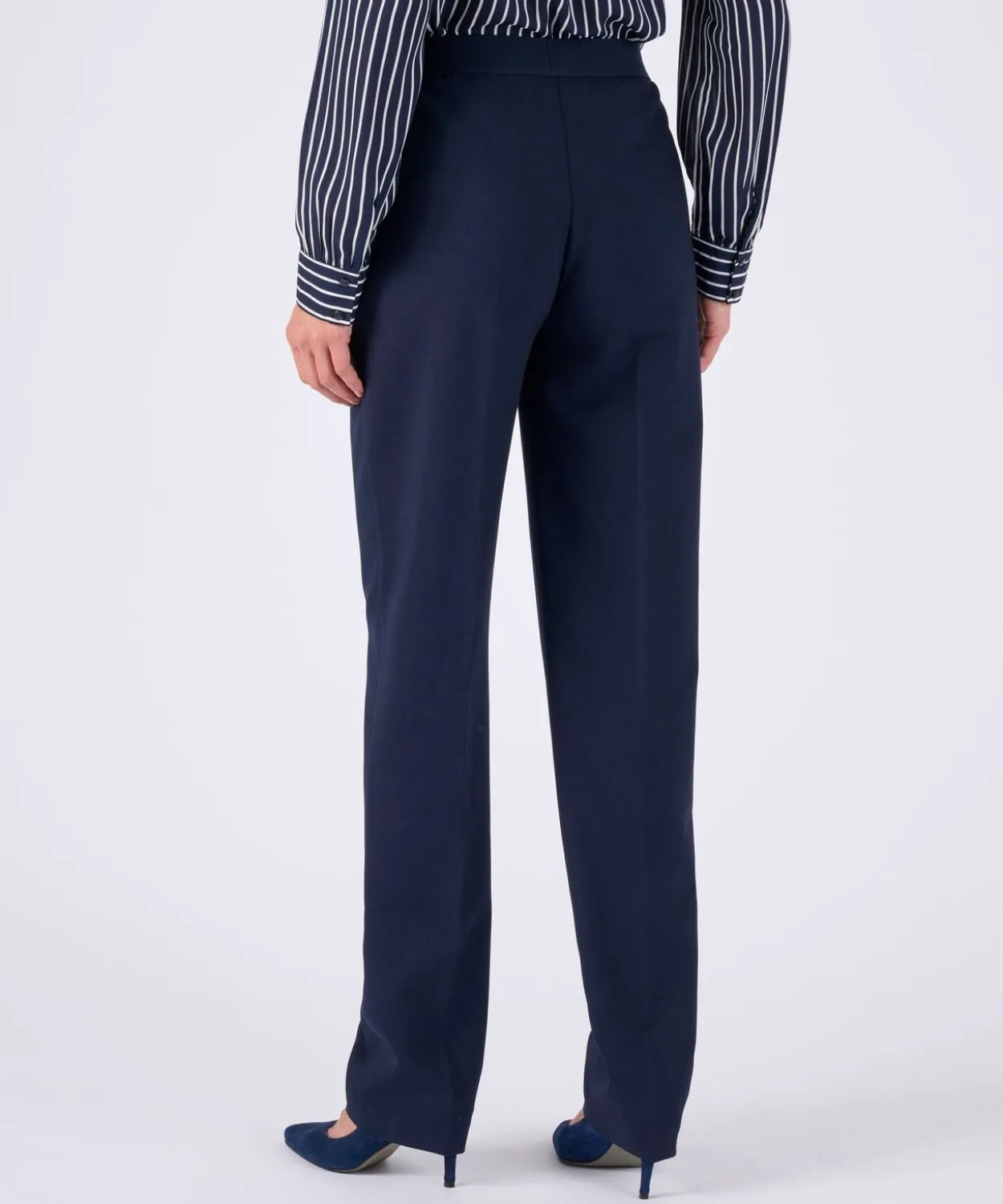 Pantalon tissu fluide enfilable