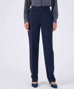 Pantalon tissu fluide enfilable
