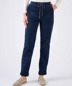 Pantalon velours milleraies enfilable