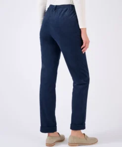 Pantalon velours milleraies enfilable