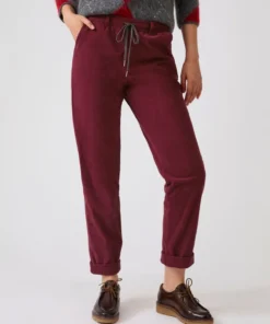 Pantalon velours milleraies enfilable