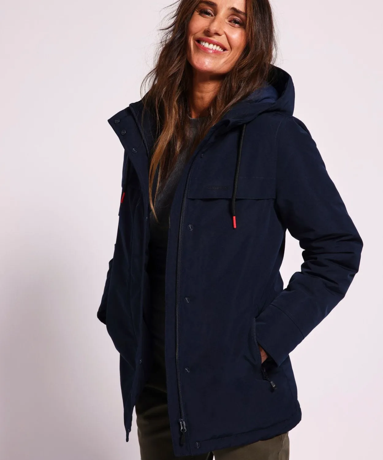 Parka à capuche déperlante Thermolactyl femme