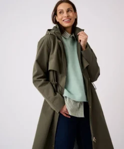 Parka longue esprit trench