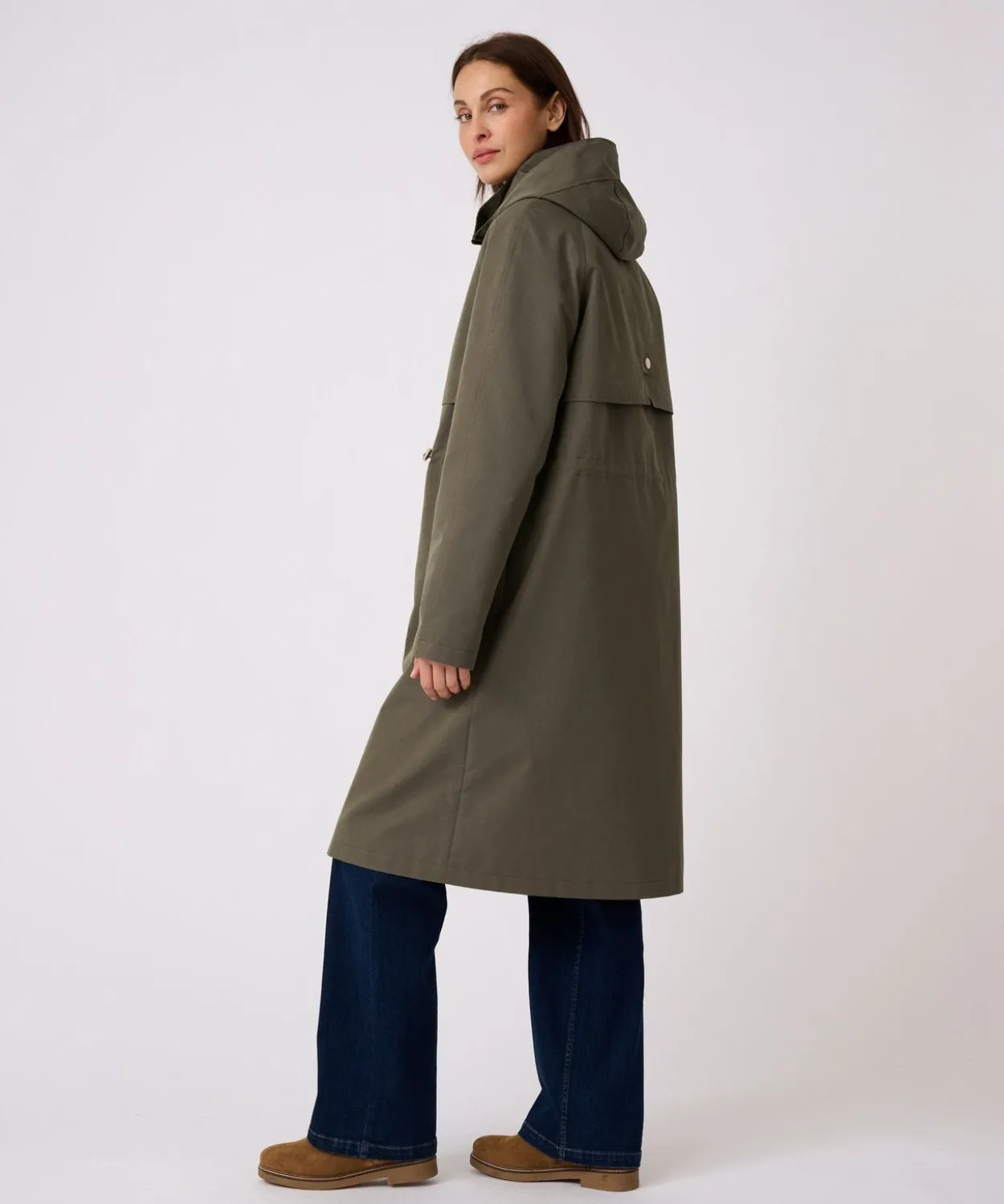 Parka longue esprit trench