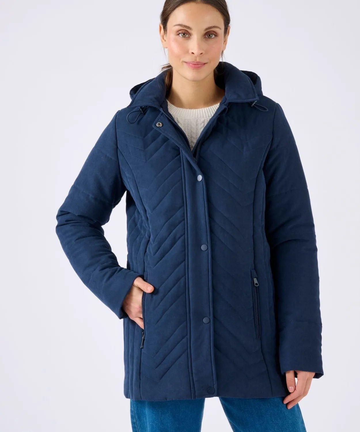 Parka matelassage fantaisie