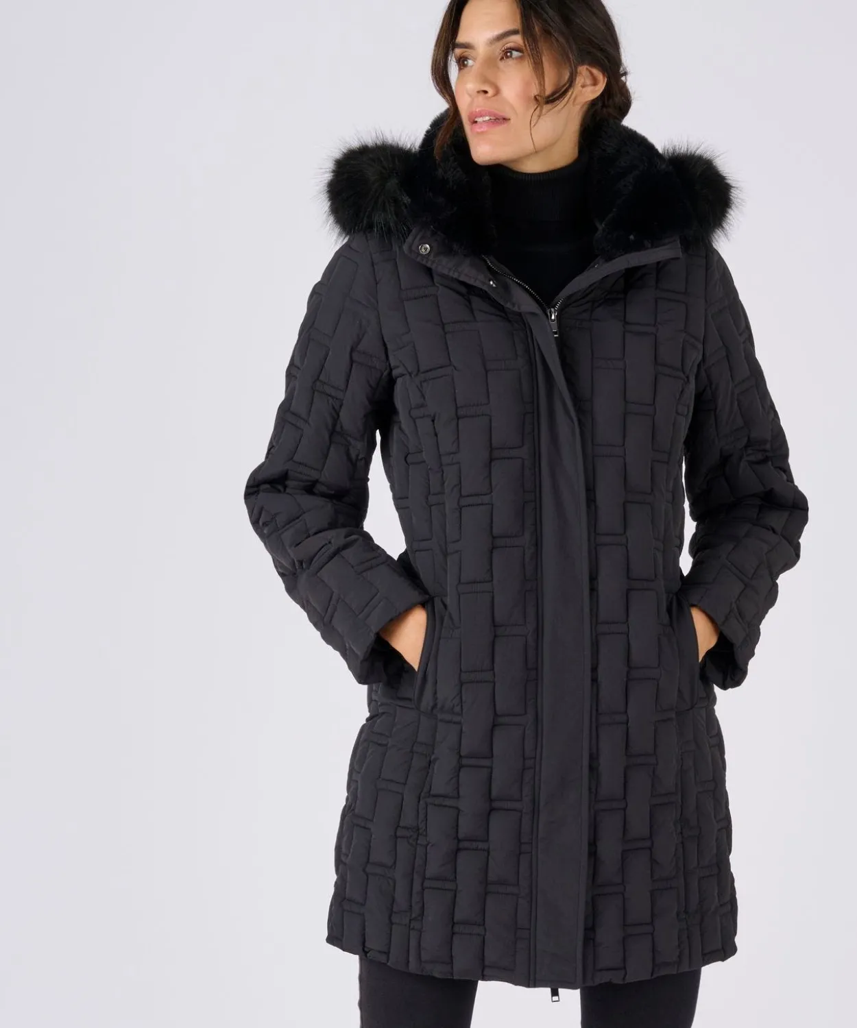 Parka matelassée fantaisie