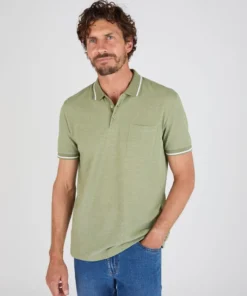 Polo manches courtes en maille piquée