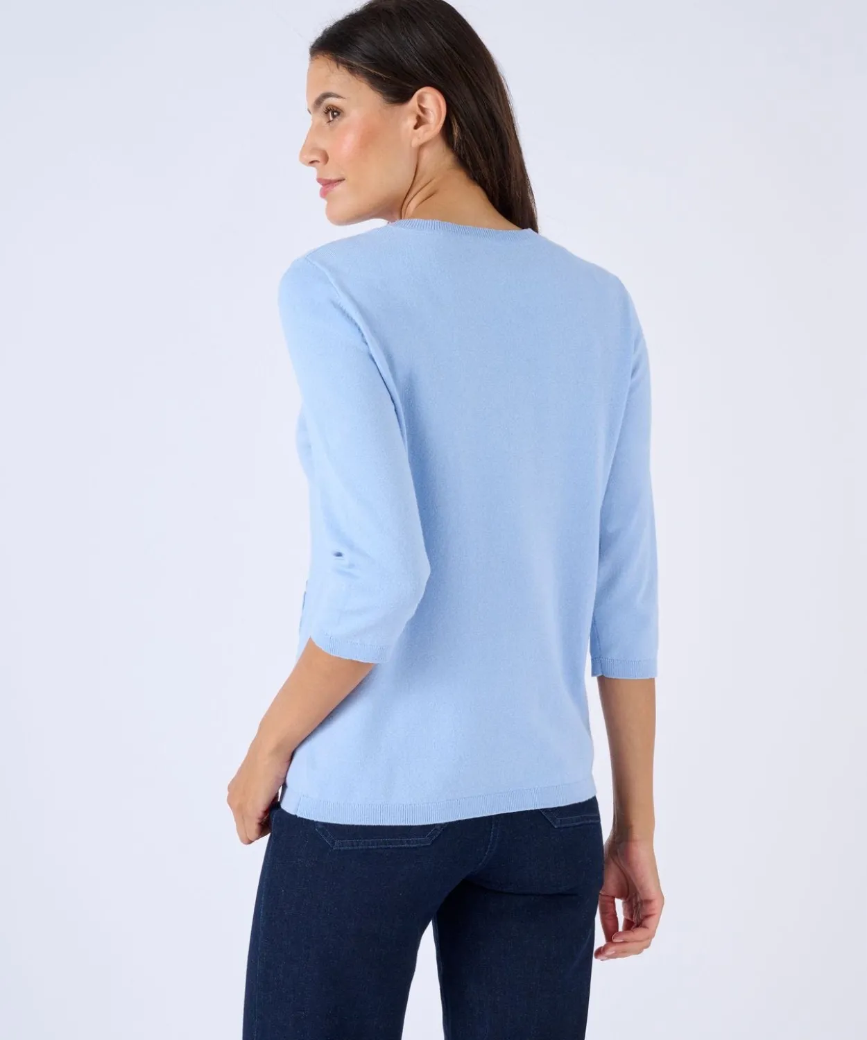 Pull brodé