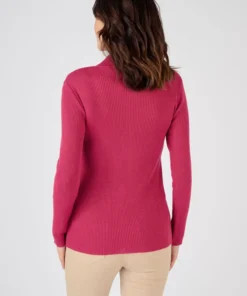 Pull-chaussette col montant 50% laine mérinos