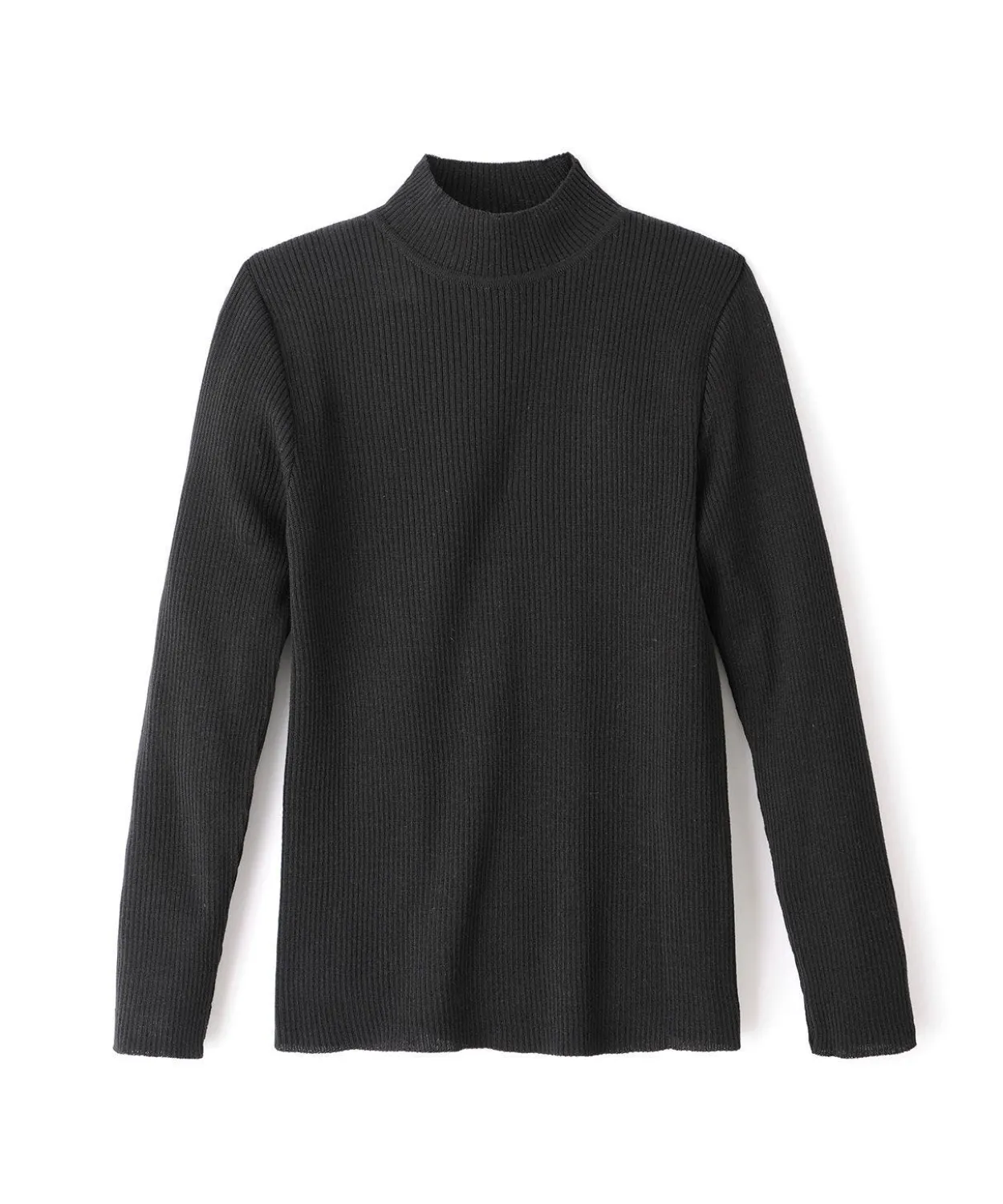 Pull-chaussette col montant 50% laine mérinos
