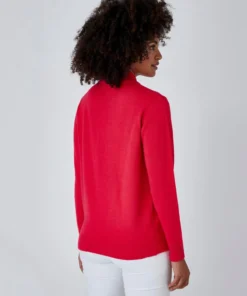 Pull col montant boutonné