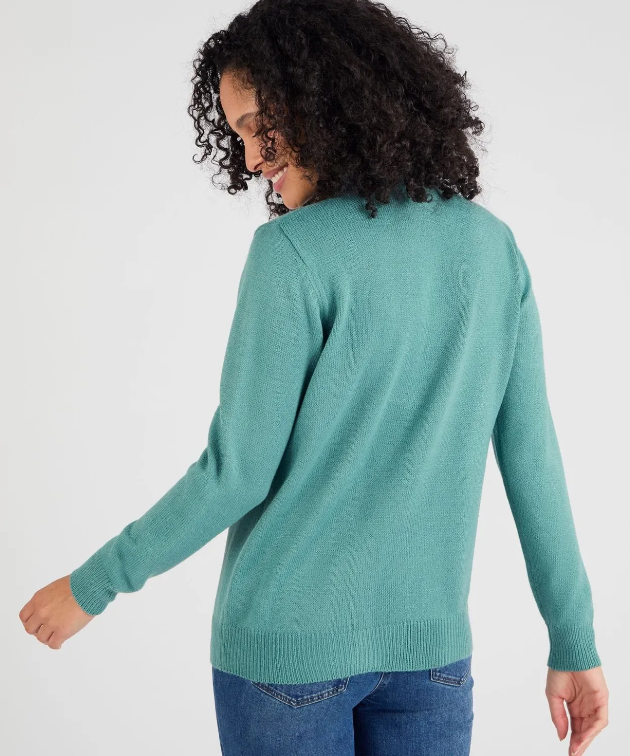Pull col montant boutonné
