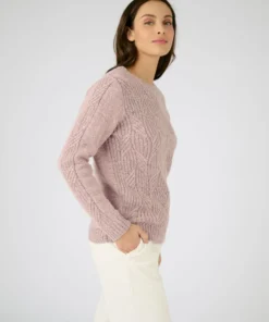 Pull col rond maille chinée Thermolactyl