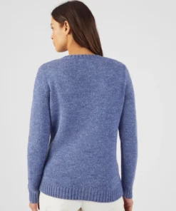 Pull col rond maille chinée Thermolactyl