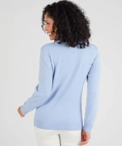 Pull col rond maille jersey