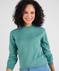 Pull col rond maille jersey