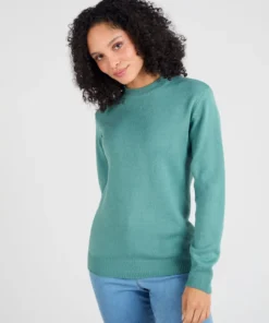 Pull col rond maille jersey