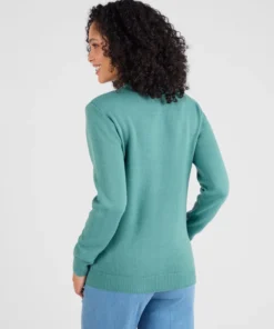 Pull col rond maille jersey