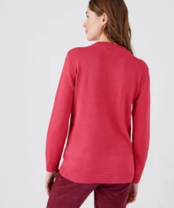 Pull col rond maille jersey