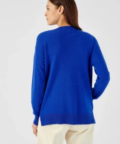 Pull col rond pur cachemire