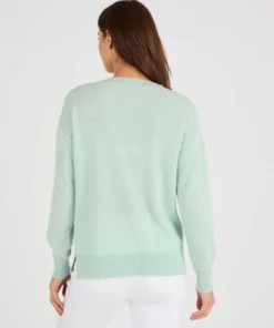 Pull col rond pur cachemire