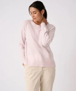 Pull col rond pur cachemire