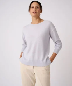 Pull col rond pur cachemire