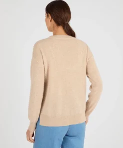 Pull col rond pur cachemire