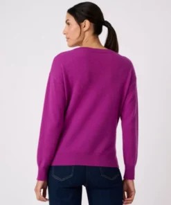 Pull col rond pur cachemire