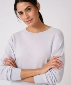 Pull col rond pur cachemire