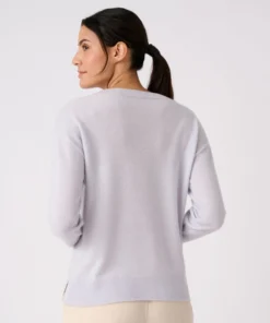 Pull col rond pur cachemire