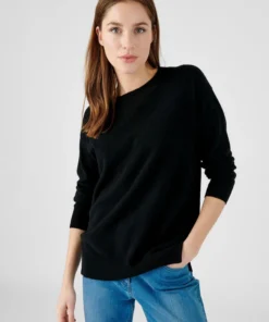 Pull col rond pur cachemire