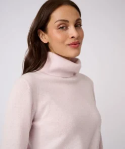 Pull col roulé pur cachemire
