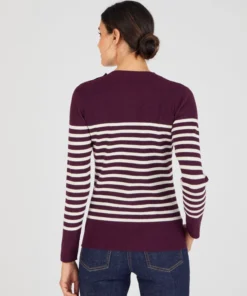 Pull côtelé uni ou rayé Thermolactyl