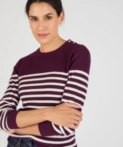 Pull côtelé uni ou rayé Thermolactyl