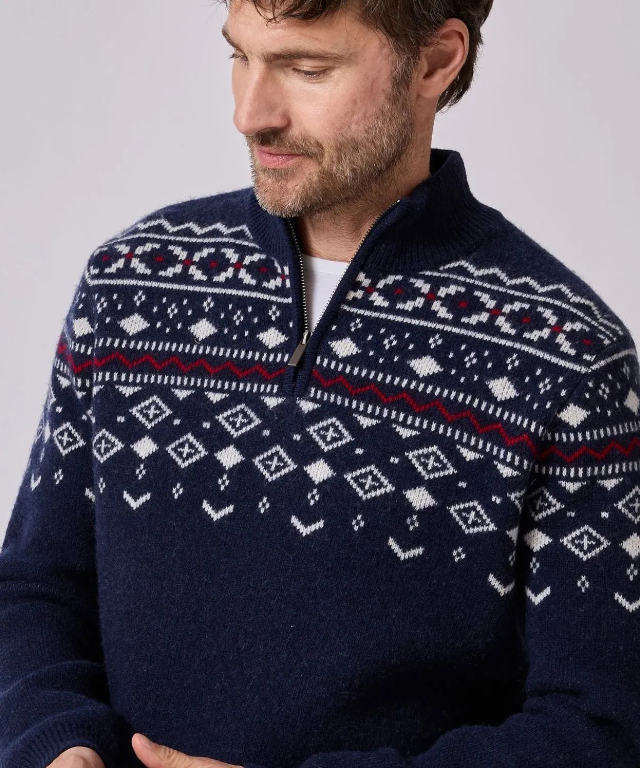 Pull de Noël jacquard