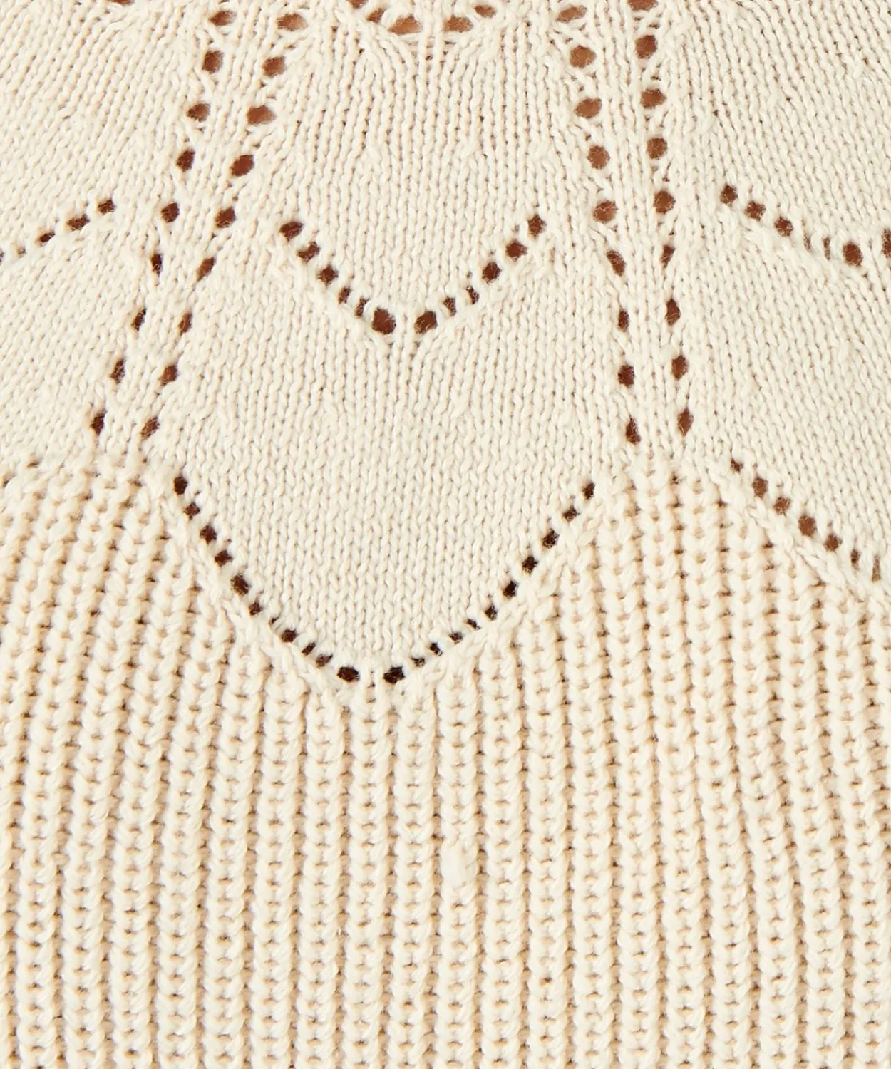 Pull détails ajourés