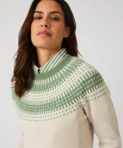 Pull jacquard et fils brillants Thermolactyl