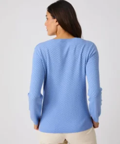Pull jeu de maille fantaisie