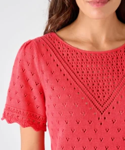 Pull jeu de maille fantaisie