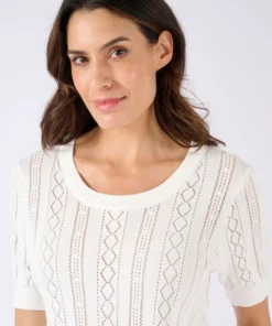 Pull maille ajourée