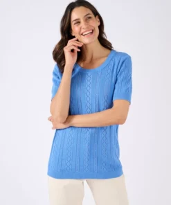 Pull maille ajourée