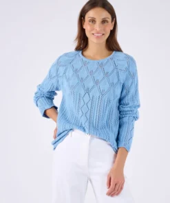 Pull maille ajourée